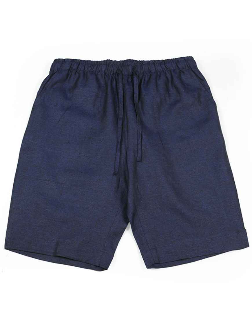 Drawstring Linen Shorts